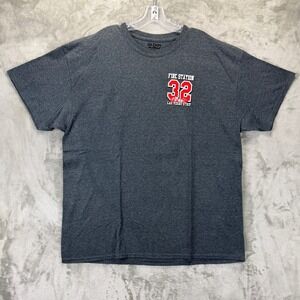 Gildan Fire Station 32 Las Vegas Strip No Rest For The Wicked T-Shirt XL Gray